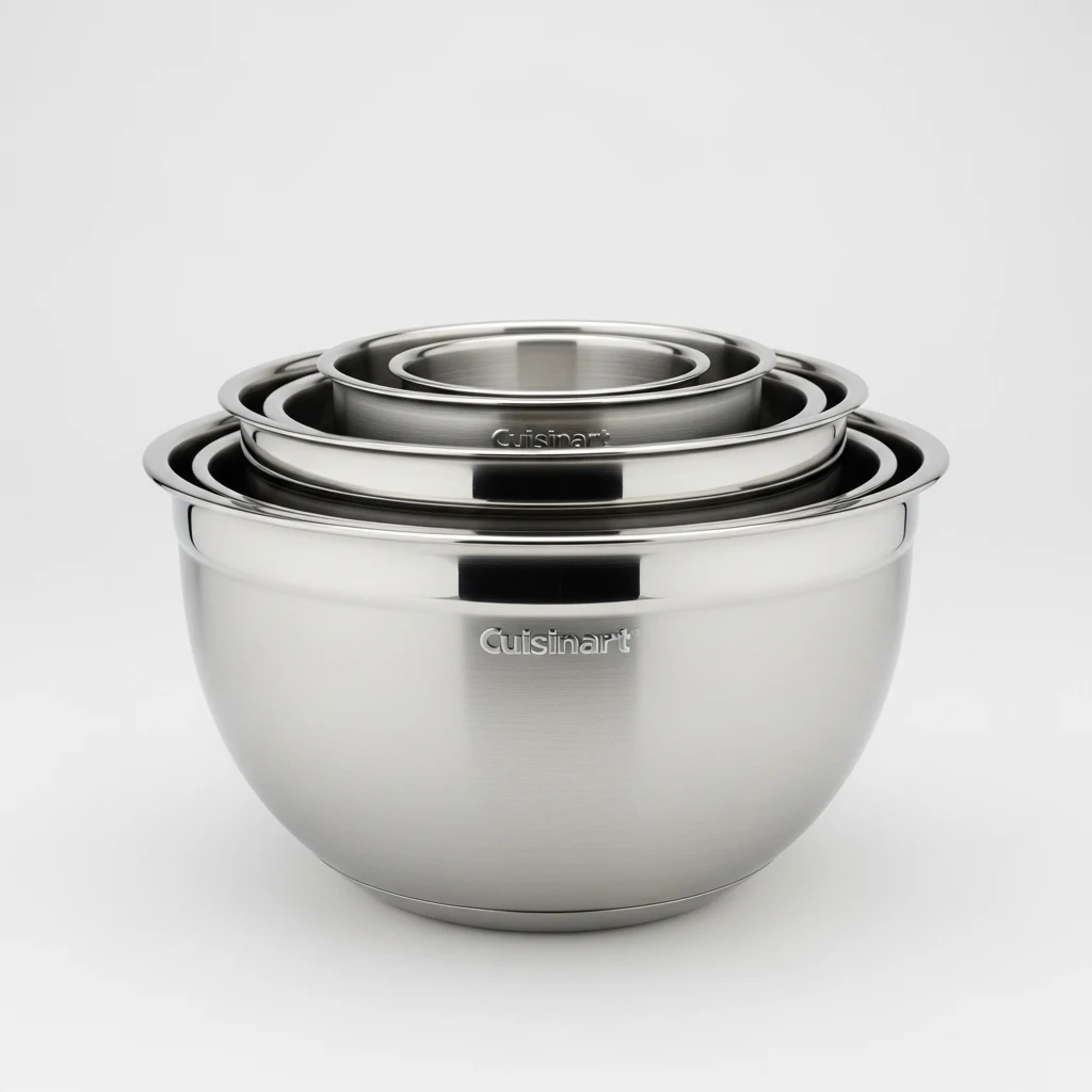 Cuisinart stainless steel mixing bowl set image 3