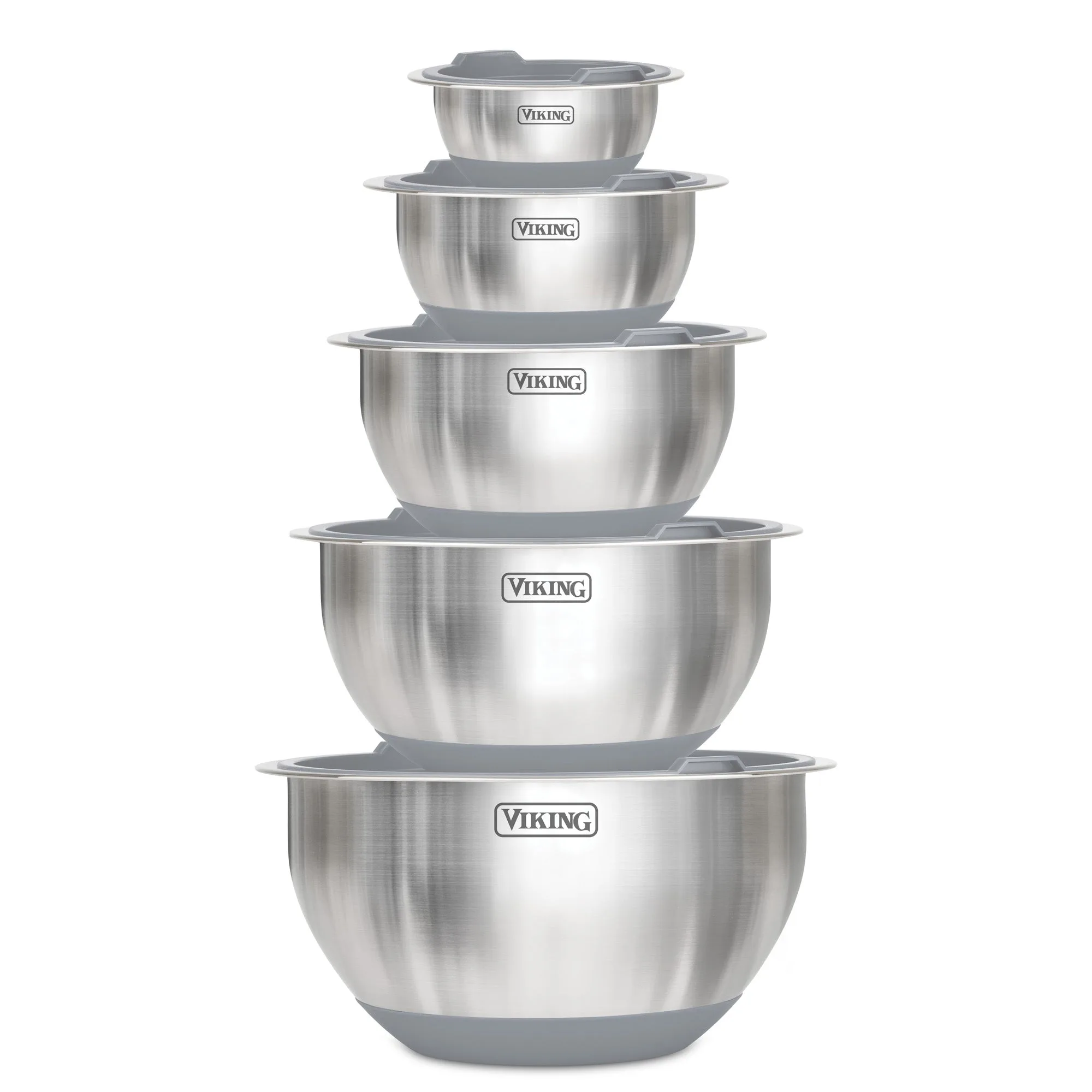 FineDine stainless mixing bowl set